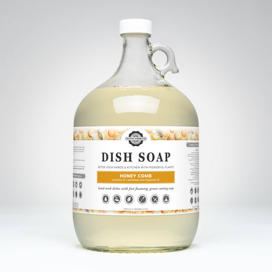 Rustic Strength - Dish Soap - Summer Scents: Crystal Creek / 1 gallon glass jug
