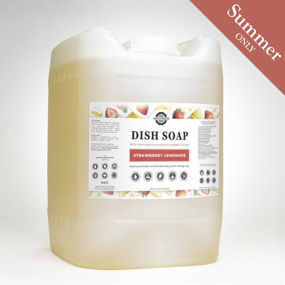Rustic Strength - Dish Soap - Summer Scents: Crystal Creek / 1 gallon glass jug