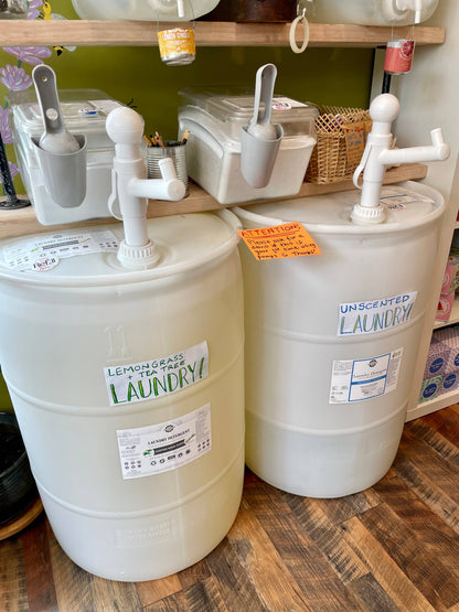 Rustic Strength - Truly Hypoallergenic Laundry Detergent | Non-Toxic for Skin: Hypoallergenic (Unscented) / Gallon Glass Jug