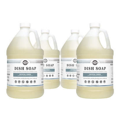Rustic Strength - Dish Soap - Summer Scents: Crystal Creek / 1 gallon glass jug