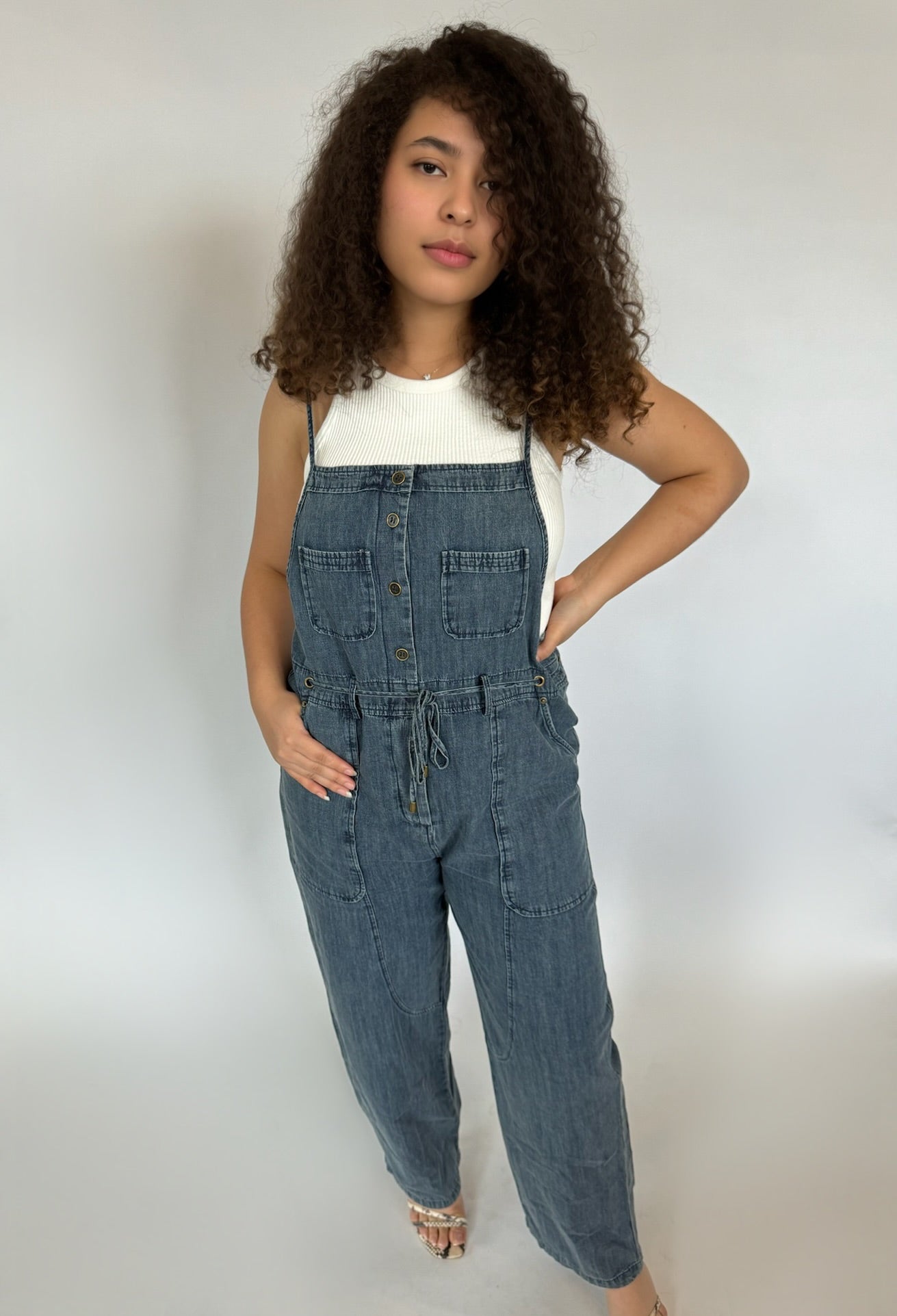 Nina Denim Jumpsuit