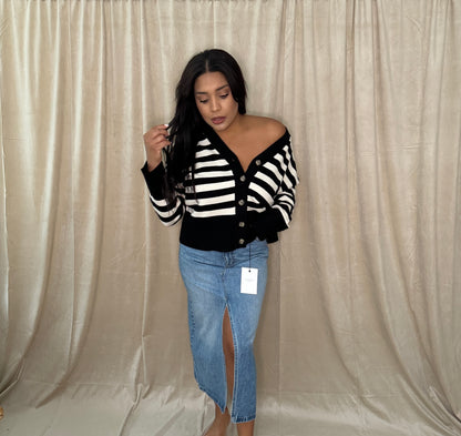 Riri Stripe Cardi