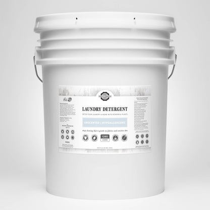 Rustic Strength - Truly Hypoallergenic Laundry Detergent | Non-Toxic for Skin: Hypoallergenic (Unscented) / Gallon Glass Jug