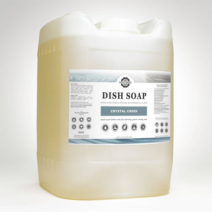 Rustic Strength - Dish Soap - Summer Scents: Crystal Creek / 1 gallon glass jug