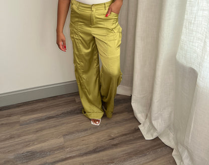 Bradshaw Satin Cargo Pants