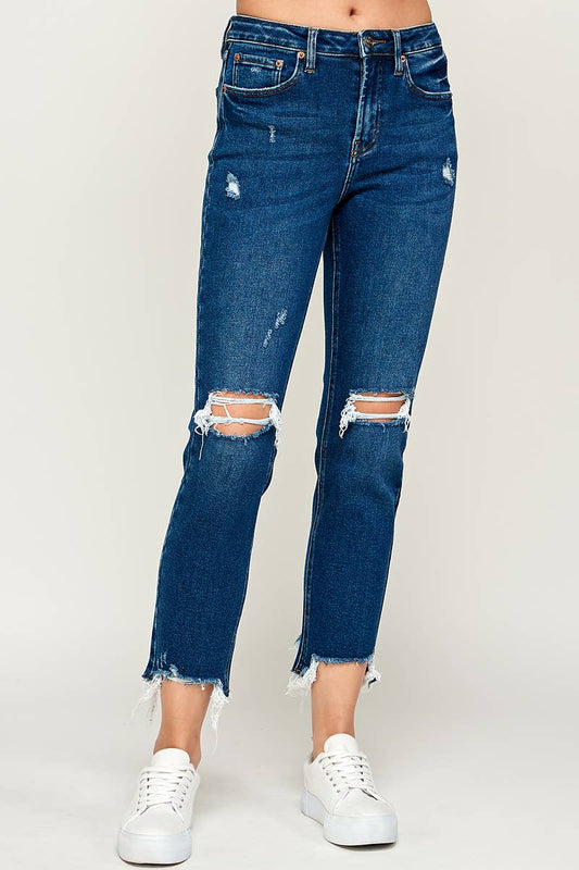 Vicky High Rise Straight Jeans
