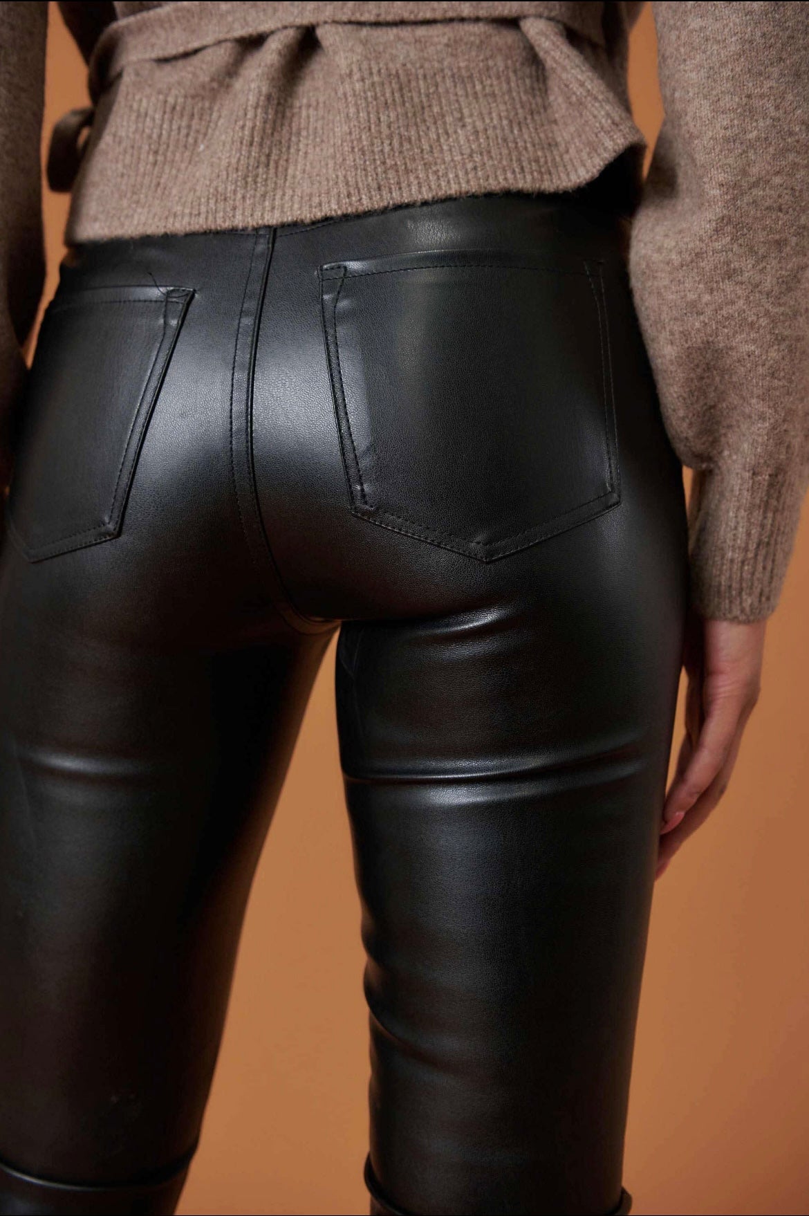 Bebe Faux Leather Skinny Pants